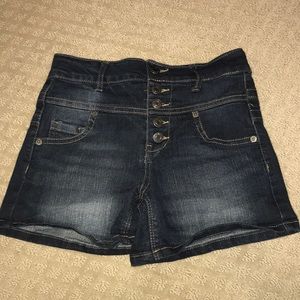 High Waisted Jean Shorts